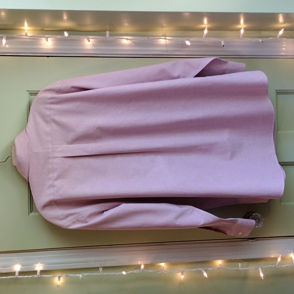 Men's L.L.Bean 16½-32 maroon Oxford - Picture 5 of 5